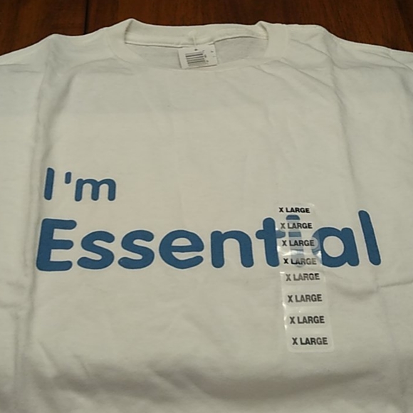 Tops - NWT I'm Essential Novelty Shirt XL
